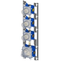 MDBOX019 modular box  Внутрішня частина до термостата на 3 виходи, вертикальна/горизонтальна установ Paffoni фото 1