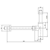 TVC00000400061 Сифон,  д/раковни хром (1 сорт) VILLEROY  BOCH фото 2