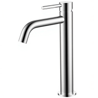 550536N Flow Змішувач д/раковини, високий, brushed nickel (1 сорт) Devit фото 2