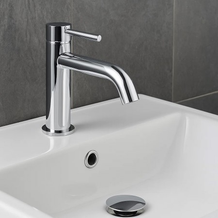 550534C Flow Змішувач д/раковини, хром (1 сорт) Devit