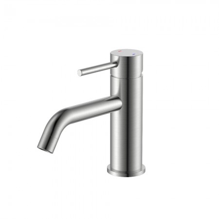 550547N Flow Змішувач д/раковини, brushed nickel (1 сорт) Devit