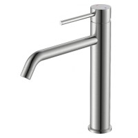 550533N Flow Змішувач д/раковини, високий, brushed nickel (1 сорт) Devit фото 1