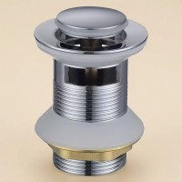 550549C Донний клапан без накладки, хром (1 сорт) Devit фото 2