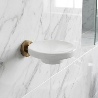TE  122 92 TECNO  Мильниця підвісна, керамічна, білий/бронза (1 сорт) Bagno associati