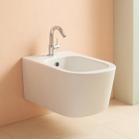 5125 01 Tribeca Біде підвісне з 1 отв. під змішувач в комплекті із шумоізоляцією та кріпленням WB9N, Kerasan фото 6