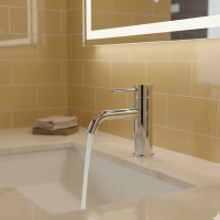 550547C Flow Змішувач д/раковини, хром (1 сорт) Devit фото 2