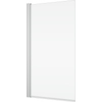 D20B10804007 Arelia  одностворчаста шторка для ванни 1400*800, срібло поліроване; скло прозоре (1 со Ronal