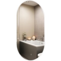 22781 Дзеркало Solar 50x90 см UNI sensor з підсвіткою овальне (1 сорт) Аква Родос фото 2