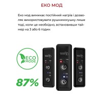 6.1.0201.06.BM Рушникосушка ел. HF Oxford 770х530 чорний мат, в комплекті з прих.підкл (1 сорт) Hygge Family фото 9