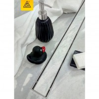 CH 950 KN 1 Душовий канал 950 мм з матовою решіткою Класік та Під плитку, нержавіюча сталь, горизонт MCH фото 1