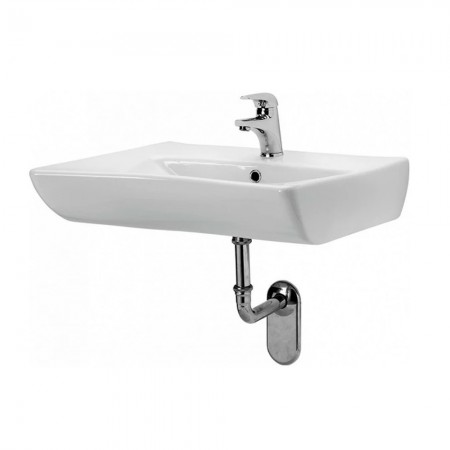 K11-0041 ETIUDA Раковина-65 для людей з обмеженими фізичними можливостями з отв. (1 сорт) CERSANIT-С Україна