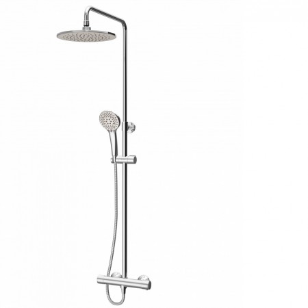 F0780400 Like Душова система: зміш. д/душу термостат,верх.душ d250 мм,ручн.душ d110 мм,перемикач (1  AM.PM