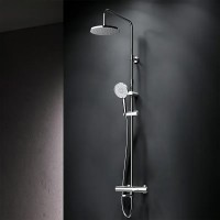 F0785A500 X-Joy Душ.система: зм-ач д/ванни/душу з ТМС, душ.штанга,верхній душ 220мм, ручн душ,хром ( AM.PM