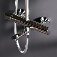 F0785A500 X-Joy Душ.система: зм-ач д/ванни/душу з ТМС, душ.штанга,верхній душ 220мм, ручн душ,хром ( AM.PM фото 2