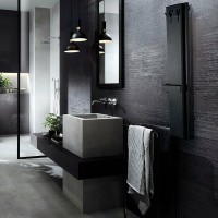 1267 Рушникосушка DEWEIT-Whole Wall 1250*290 з функцією обігріву, антрацит мат (1 сорт) Deweit фото 8