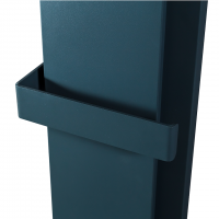 1267 Рушникосушка DEWEIT-Whole Wall 1250*290 з функцією обігріву, антрацит мат (1 сорт) Deweit фото 2