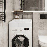 Раковина TALLINN 600х600 підвісний, колір білий, покриття глянець (1 сорт) MIRAGGIO фото 5