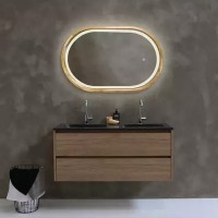 Freedom SLim LED дзеркало з підсвіткою,(аура,фронт,сендим)дуб натуральний, 550мм*850мм (1 сорт) Luxury Wood фото 4