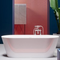 V388BL/V3880XBL000S INKA Ванна окремостояча овальна 180х80, білий (1 сорт) TREESSE фото 1