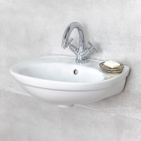 K44-137 EKO 2000 Раковина 50 з отвором для змішувача, білий глянець (плівка) (1 сорт) MITO