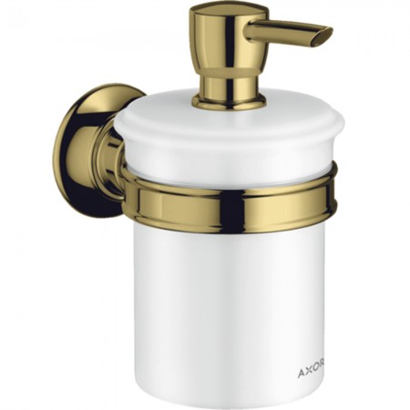 42019990 AXM Montreux Дозатор д/рідкого мила, polished gold optic (1 сорт) Axor