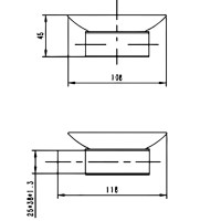 1620160B CITY Мильниця, чорна матова (1 сорт) Devit фото 1