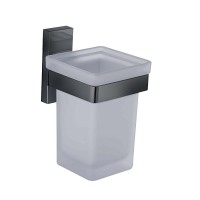 2710144B LINEA Стакан з тримачем, чорний (1 сорт) Devit