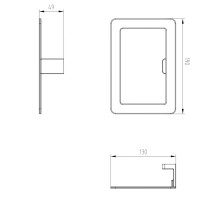 4030130 DO IT Тримач для рушника, колір brushed gun metal (1 сорт) Devit фото 1