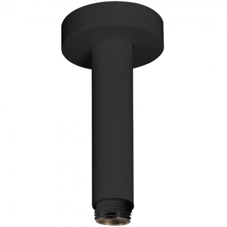 ZSOF064NO  elle-effe Тримач верхнього душу зі стелі, 120 мм, чорний мат (1 сорт) Paffoni