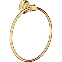 42021990 AXM Montreux Тримач-кільце д/рушника, polished gold optic (1 сорт) Axor