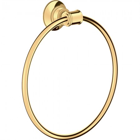 42021990 AXM Montreux Тримач-кільце д/рушника, polished gold optic (1 сорт) Axor