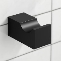 0561960 CO HAK1 одинарний гачок, чорний матовий (1 сорт) DECOR WALTHER фото 2