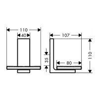 42605800 AXM UNIVERSAL Мильниця, Stainless Steel Optic (1 сорт) Axor фото 1
