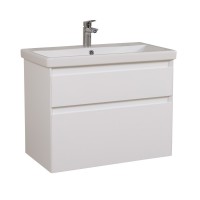 7648 ЕЛІТ Тумба підвісна з раковиною-80 Elite (1 сорт) Аква Родос