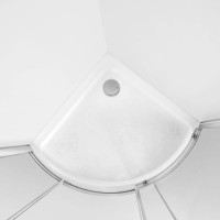 W55T-315-090W  BLISS Душ.піддон, 1\4 кола,  90х90 см, білий (1 сорт) AM.PM фото 2