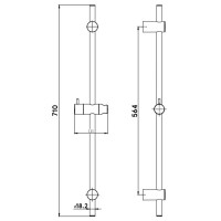 5521071 Life Душовий набір, хром (1 сорт) Devit фото 5