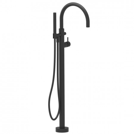 15061140B ART Змішувач з підлоги д/ванни, чорний матовий (1 сорт) Devit