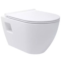 3320147 PROJECT NEW Унітаз підвісний з кришкою soft-close, білий глянець (1 сорт) Primera