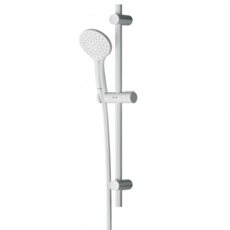 F0190033 Gem душ.комплект: ручн.душ 1 ф-ція d 110 мм, штанга 700, шланг 1 750 мм, білий (1 сорт) AM.PM