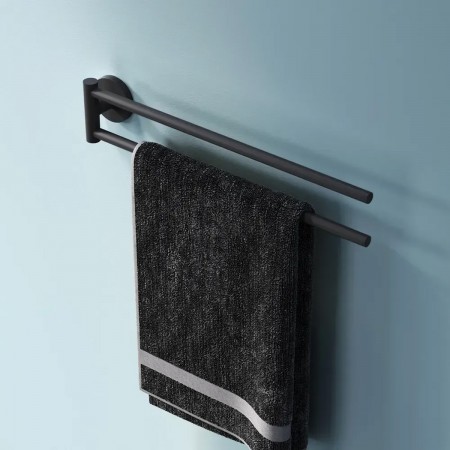 A85A32622  X-Joy Подвійна вішалка-вертушка для рушників чорний (1 сорт) AM.PM