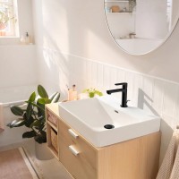 72517670 Rebris S Змішувач д/раковини 110 з д/к, чорний матовий (1 сорт) HANSGROHE фото 3