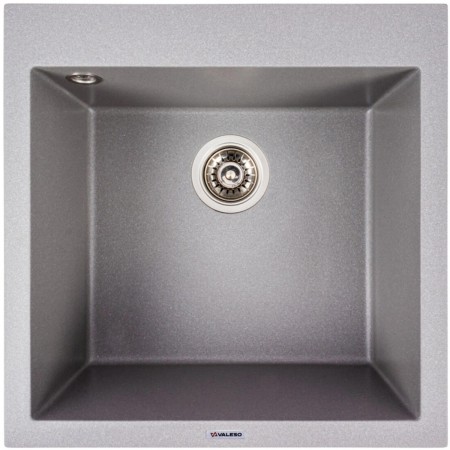 5050 GALAX  Кухонна мийка гранітна 500*500, сірий мусон (1 сорт) Valeso