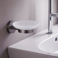 25061 GLORIA GUN METAL Мильниця, скло (1 сорт) Аква Родос фото 3