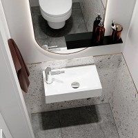 Раковина Faro R 408х227, колір білий, покриття глянець (1 сорт) MIRAGGIO фото 4