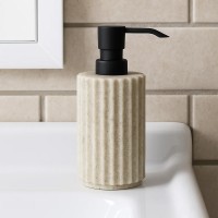 AWD02191818  Дозатор для мила Sorra, 300 мл, полірезин, білий (1 сорт) AWD фото 2