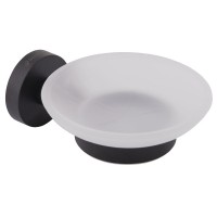 8122 (8564)    Мильниця GLORIA, чорний мат (1 сорт) Аква Родос