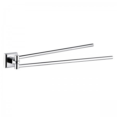 6758 LEONARDO Тримач рушників-40, подвійний (1 сорт) Аква Родос