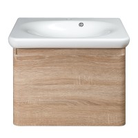 0020120WO FLY Тумба 60 з раковиною, колір дуба (2пак) NEW (1 сорт) Devit