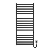 6.1.0503.06.BM Рушникосушка ел. HF York 1170х530 чорний мат, в комплекті з прих.підкл (1 сорт) Hygge Family фото 1