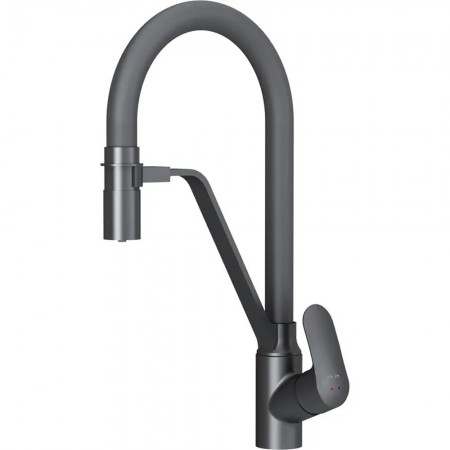 F8007822 Like, змішувач для кухні з каналом для питної води і гнучким виливом, чорний (1 сорт) AM.PM